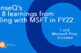 Microsoft Price Increase - FY22 Learnings
